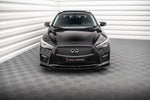 Maxton Parts - Frontlippe V.2 passend für Infiniti Q50 S Mk1 schwarz Hochglanz