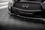 Maxton Parts - Frontlippe V.2 passend für Infiniti Q50 S Mk1 schwarz Hochglanz