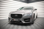 Maxton Parts - Frontlippe V.2 passend für Jaguar XF R-Sport Mk2 schwarz Hochglanz