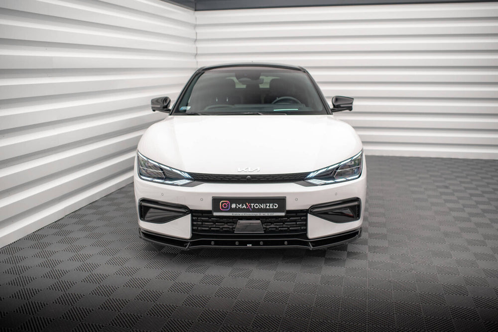 Maxton Parts - Frontlippe V.2 passend für Kia EV6 GT-Line Mk1 schwarz Hochglanz