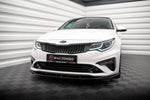 Maxton Parts - Frontlippe V.2 passend für Kia Optima Mk4 FL schwarz Hochglanz