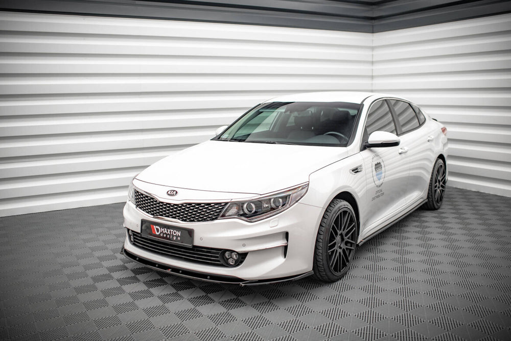 Maxton Parts - Frontlippe V.2 passend für Kia Optima Mk4 schwarz Hochglanz