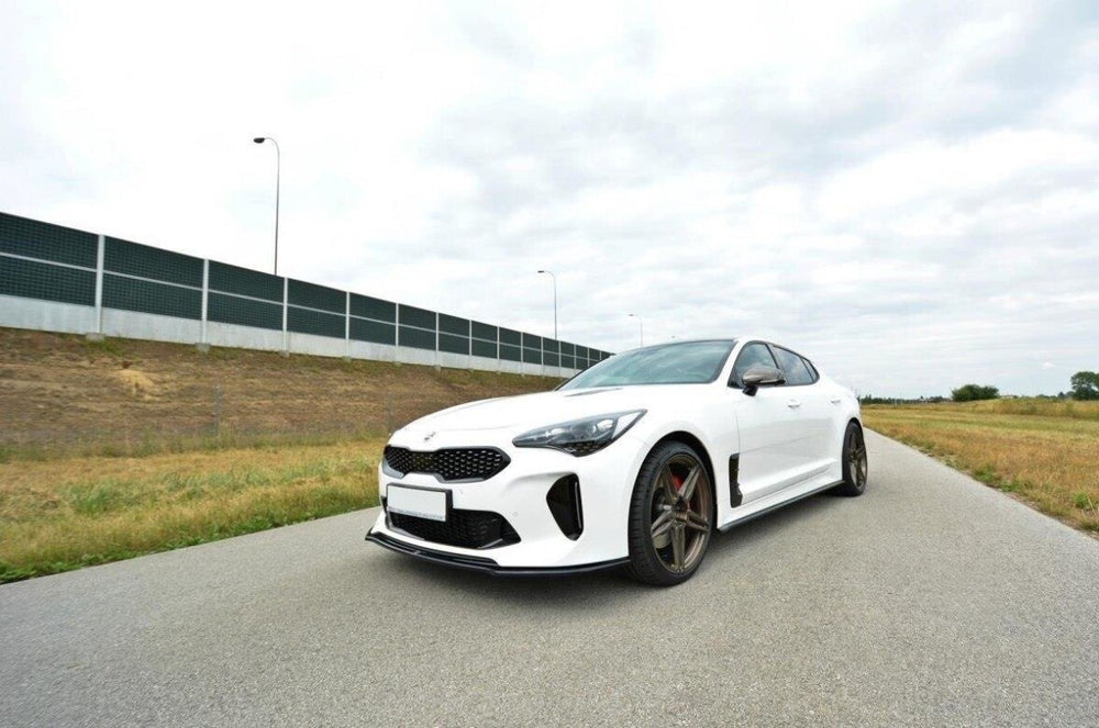 Maxton Parts - Frontlippe V.2 passend für Kia Stinger GT / GT-Line / Standard Mk1 schwarz Hochglanz