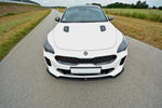 Maxton Parts - Frontlippe V.2 passend für Kia Stinger GT / GT-Line / Standard Mk1 schwarz Hochglanz