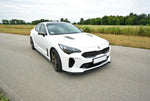 Maxton Parts - Frontlippe V.2 passend für Kia Stinger GT / GT-Line / Standard Mk1 schwarz Hochglanz