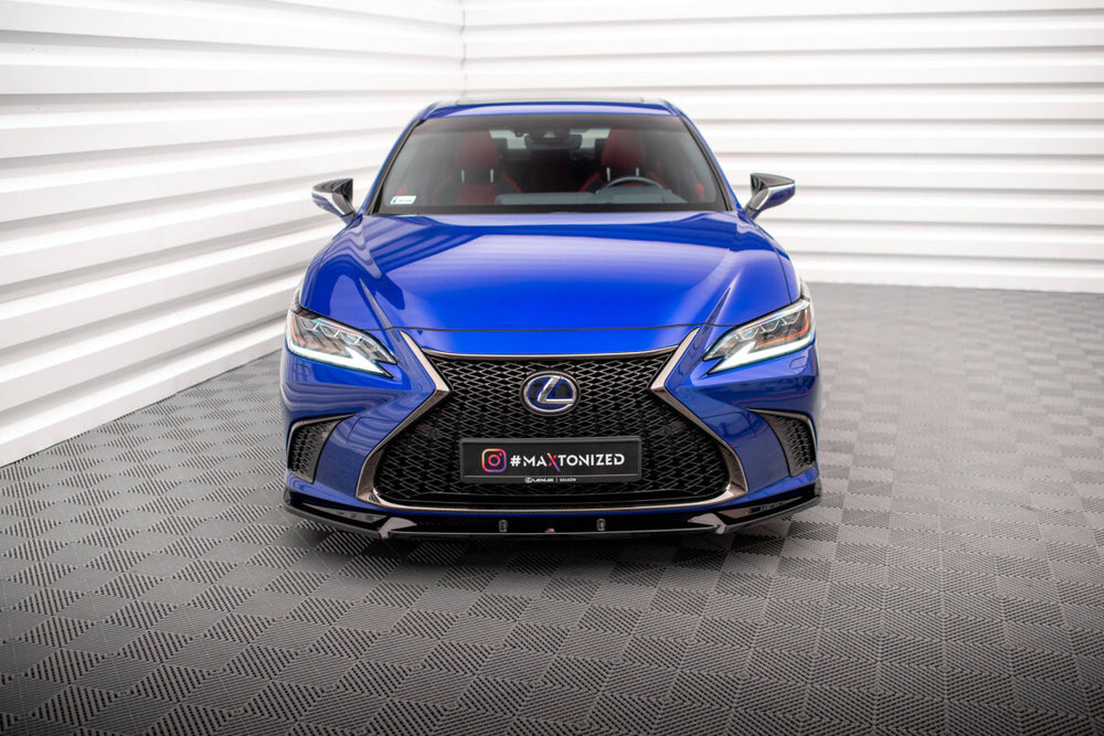 Maxton Parts - Frontlippe V.2 passend für Lexus ES F Sport Mk7 schwarz Hochglanz
