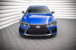 Maxton Parts - Frontlippe V.2 passend für Lexus GS F Mk4 FL schwarz Hochglanz