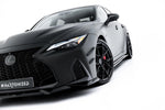 Maxton Parts - Frontlippe V.2 passend für Lexus IS 500 Mk3 Facelift 2 (XE30) schwarz Hochglanz