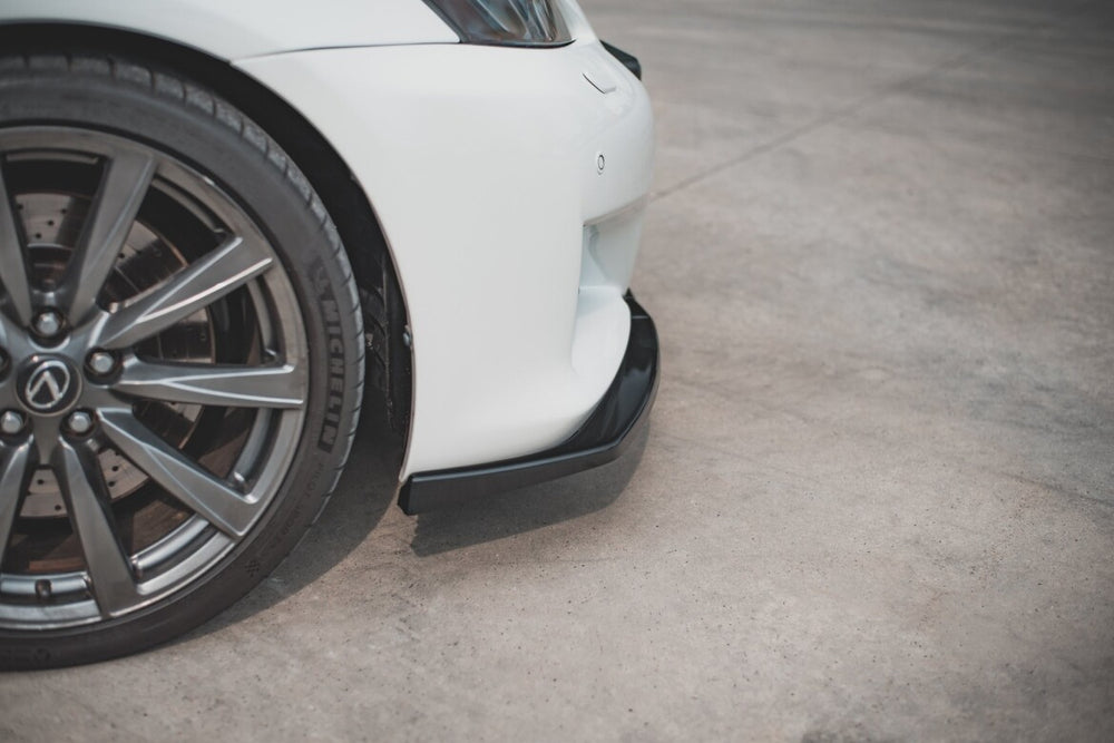 Maxton Parts - Frontlippe V.2 passend für Lexus IS F Mk2 schwarz Hochglanz