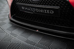 Maxton Parts - Frontlippe V.2 passend für Lexus LC 500 schwarz Hochglanz