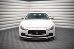 Maxton Parts - Frontlippe V.2 passend für Maserati Ghibli Mk3 schwarz Hochglanz