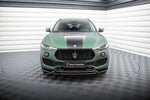 Maxton Parts - Frontlippe V.2 passend für Maserati Levante Mk1 schwarz Hochglanz