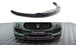 Maxton Parts - Frontlippe V.2 passend für Maserati Levante Mk1 schwarz Hochglanz