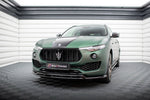 Maxton Parts - Frontlippe V.2 passend für Maserati Levante Mk1 schwarz Hochglanz