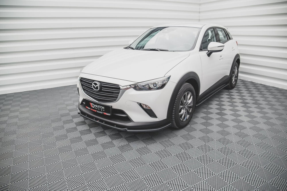 Maxton Parts - Frontlippe V.2 passend für Mazda CX-3 schwarz Hochglanz