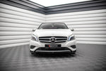 Maxton Parts - Frontlippe V.2 passend für Mercedes A W176 schwarz Hochglanz