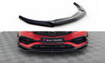 Maxton Parts - Frontlippe V.2 passend für Mercedes A45 Aero W176 FL schwarz Hochglanz