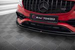 Maxton Parts - Frontlippe V.2 passend für Mercedes A45 Aero W176 FL schwarz Hochglanz