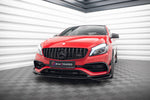 Maxton Parts - Frontlippe V.2 passend für Mercedes A45 Aero W176 FL schwarz Hochglanz