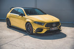 Maxton Parts - Frontlippe V.2 passend für Mercedes-AMG A 45 S Aero Pack W177 schwarz Hochglanz