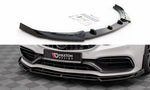 Maxton Parts - Frontlippe V.2 passend für Mercedes-AMG C63 Coupe AMG Aero Pack C205 FL schwarz Hochglanz