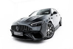 Maxton Parts - Frontlippe V.2 passend für Mercedes-AMG C63 Limousine / Kombi W206 / S206 schwarz Hochglanz