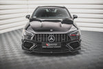 Maxton Parts - Frontlippe V.2 passend für Mercedes-AMG CLA 45 Aero C118 schwarz Hochglanz