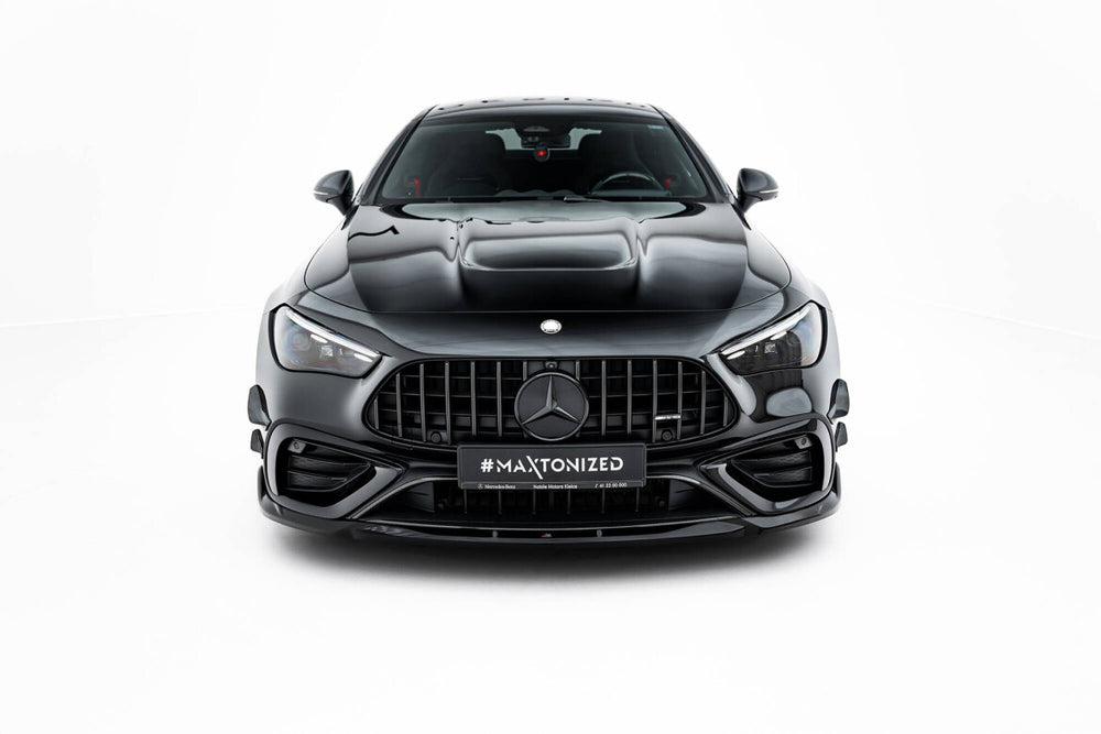 Maxton Parts - Frontlippe V.2 passend für Mercedes-AMG CLE 53 C236 schwarz Hochglanz