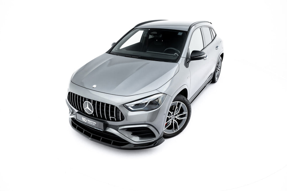 Maxton Parts - Frontlippe V.2 passend für Mercedes-AMG GLA 35 H247 FL schwarz Hochglanz