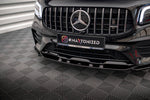 Maxton Parts - Frontlippe V.2 passend für Mercedes-AMG GLB 35 / AMG-Line X247 schwarz Hochglanz