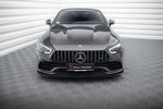 Maxton Parts - Frontlippe V.2 passend für Mercedes-AMG GT 53 4-Door Coupe X290 schwarz Hochglanz