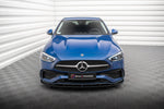 Maxton Parts - Frontlippe V.2 passend für Mercedes C AMG-Line / 43 AMG W206 schwarz Hochglanz