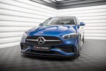 Maxton Parts - Frontlippe V.2 passend für Mercedes C AMG-Line / 43 AMG W206 schwarz Hochglanz
