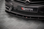 Maxton Parts - Frontlippe V.2 passend für Mercedes C Coupe / Limousine / Kombi AMG-Line C204 / W204 FL / S204 FL schwarz Hochglanz