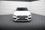 Maxton Parts - Frontlippe V.2 passend für Mercedes CLA A35 AMG / AMG-Line C118 schwarz Hochglanz