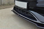 Maxton Parts - Frontlippe V.2 passend für Mercedes CLA A45 AMG C117 FL schwarz Hochglanz