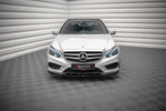 Maxton Parts - Frontlippe V.2 passend für Mercedes E AMG-Line Limousine W212 FL schwarz Hochglanz