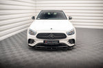 Maxton Parts - Frontlippe V.2 passend für Mercedes E AMG-Line W213 FL schwarz Hochglanz