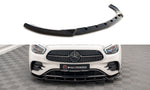Maxton Parts - Frontlippe V.2 passend für Mercedes E AMG-Line W213 FL schwarz Hochglanz