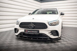 Maxton Parts - Frontlippe V.2 passend für Mercedes E AMG-Line W213 FL schwarz Hochglanz