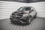 Maxton Parts - Frontlippe V.2 passend für Mercedes GLE Coupe / SUV 63 AMG C292 / W166 schwarz Hochglanz