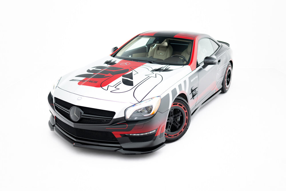 Maxton Parts - Frontlippe V.2 passend für Mercedes SL 63 AMG R231 schwarz Hochglanz