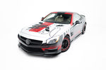 Maxton Parts - Frontlippe V.2 passend für Mercedes SL 63 AMG R231 schwarz Hochglanz