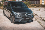 Maxton Parts - Frontlippe V.2 passend für Mercedes V-Klasse AMG-Line W447 schwarz Hochglanz