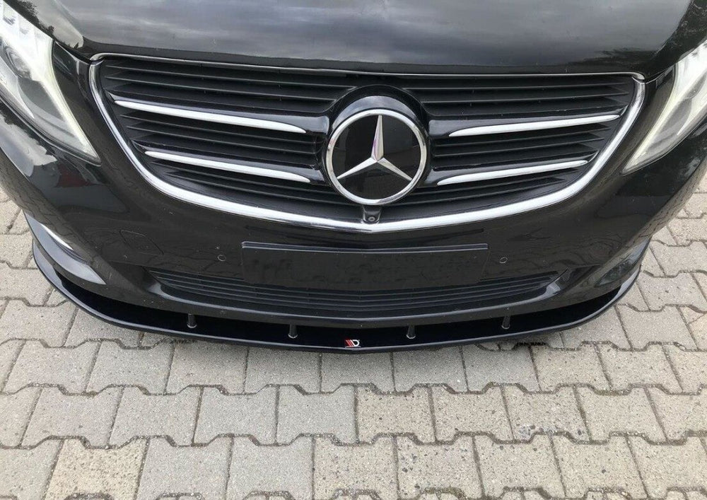 Maxton Parts - Frontlippe V.2 passend für Mercedes V-Klasse W447 schwarz Hochglanz