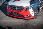 Maxton Parts - Frontlippe V.2 passend für Mercedes Vito W447 FL schwarz Hochglanz