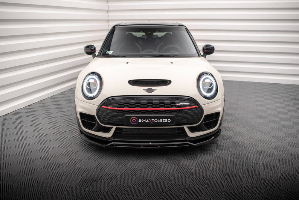 Maxton Parts - Frontlippe V.2 passend für Mini Cooper Clubman John Cooper Works F54 FL schwarz Hochglanz