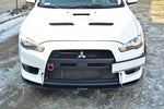 Maxton Parts - Frontlippe V.2 passend für Mitsubishi Lancer Evo X schwarz matt (MI-LA-10-EVO-CNC-FD2)