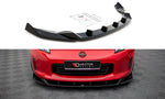 Maxton Parts - Frontlippe V.2 passend für Nissan 370Z FL schwarz Hochglanz