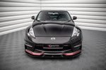 Maxton Parts - Frontlippe V.2 passend für Nissan 370Z Nismo FL schwarz Hochglanz